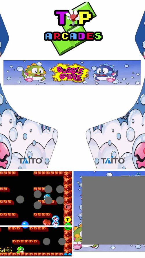 Vinilo Bartop - Bubble Bobble