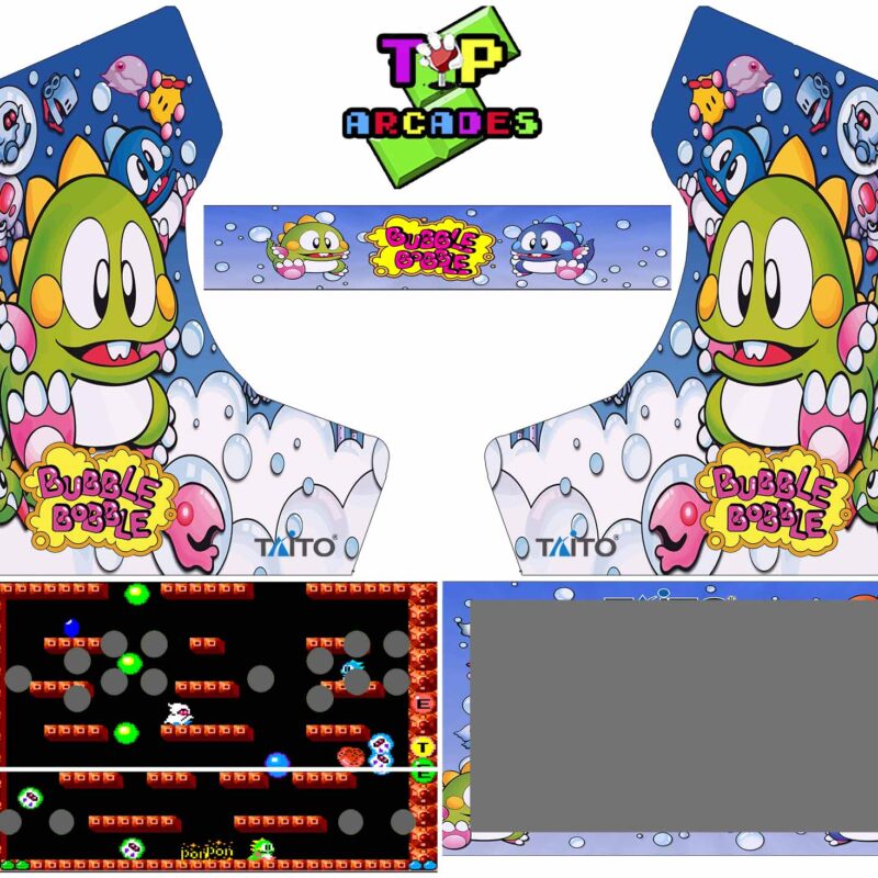 Vinilo Bartop - Bubble Bobble