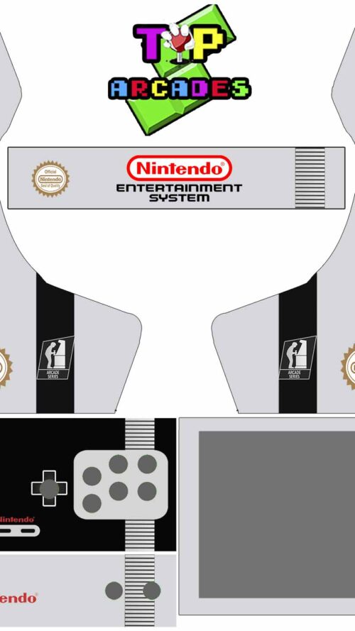 Vinilo Bartop - NES Style
