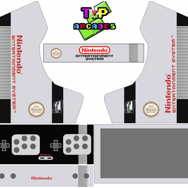 Vinilo Bartop - NES Style
