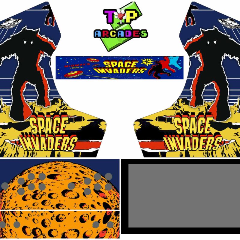 Vinilo Bartop - Space Invaders