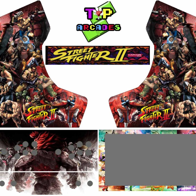 Vinilo Bartop - Street Fighter II