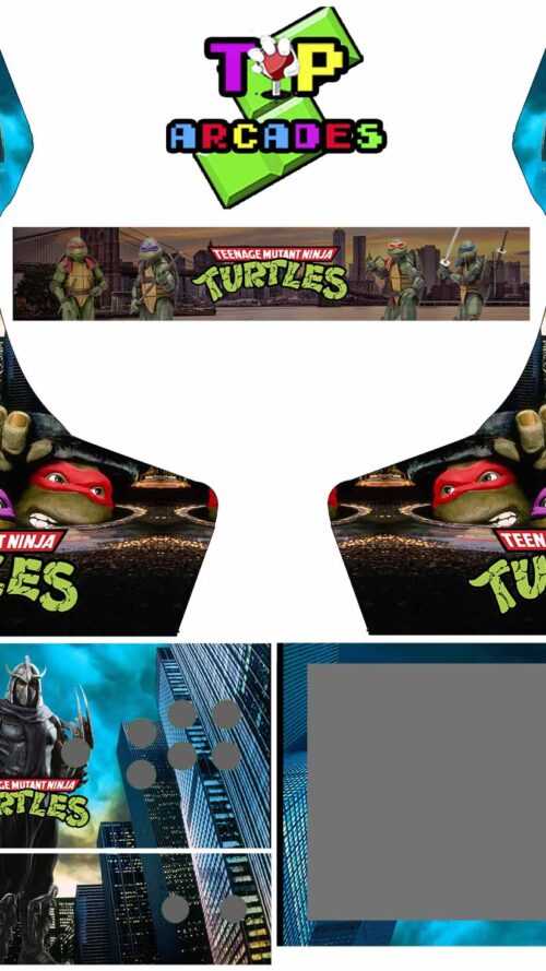 Vinilo Bartop - Tortugas Ninja Live Action 90s