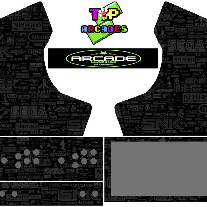 Vinilo Bartop - Minimal Arcade