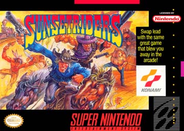 Posters Retro Gaming Horizontales - Sunset Riders