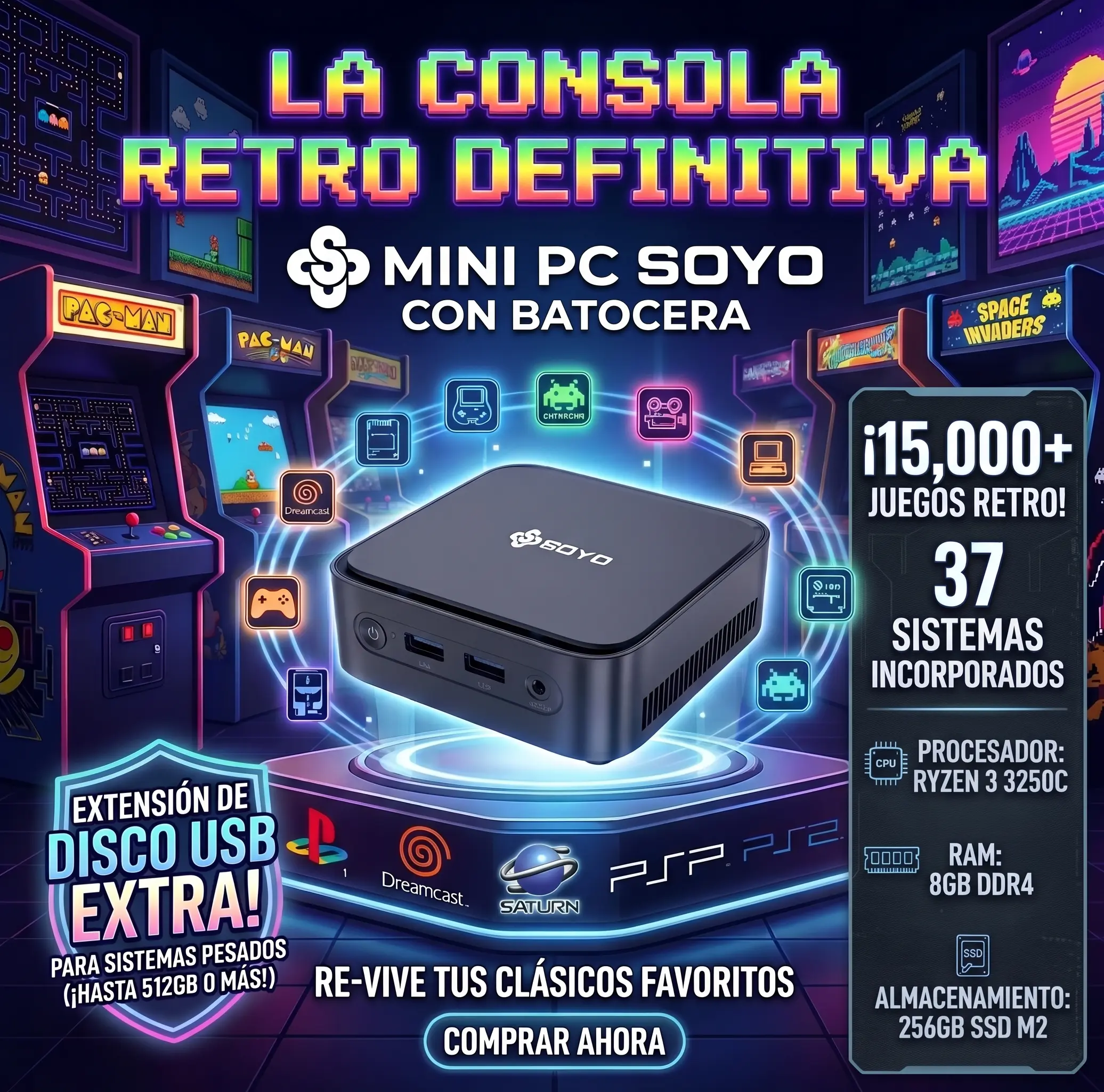 mini pc retro pro
